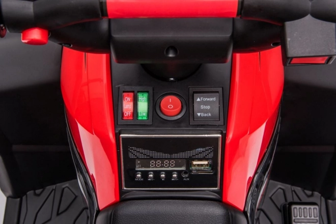 Roter Elektro-Quad für Kinder