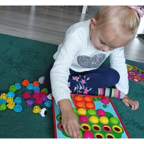 Kinder Mosaik Puzzle - Knopfmosaik