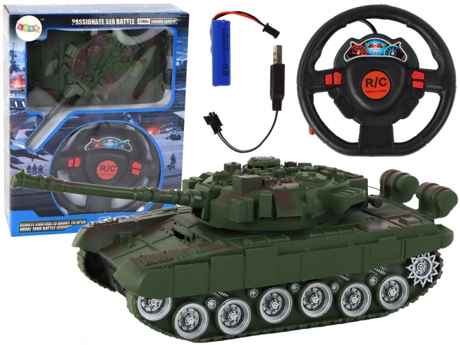 Zielgesteuerter RC-Panzer mit Licht und Sound