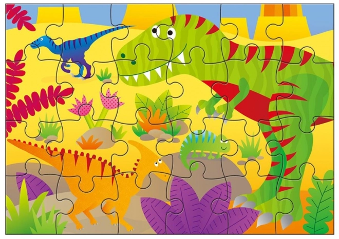 GALT Puzzle Land der Dinosaurier Kinder-Puzzleset