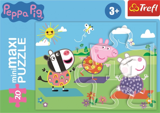 Peppa Wutz Puzzle - Sportliche Übungen