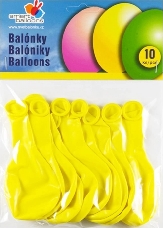 Aufblasbare Luftballons Gelb 10 Stk