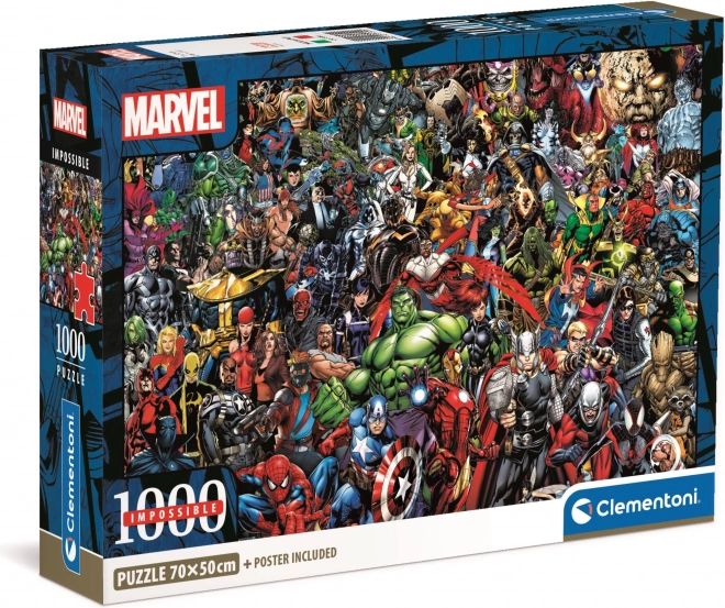 Impossible Puzzle CLEMENTONI MARVEL 1000 Teile