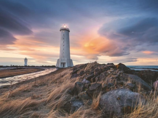 Magische Landschaft um den Leuchtturm Puzzle 1500 Teile