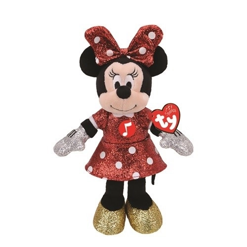 Plüschtier MINNIE MAUS mit Ton 20 cm