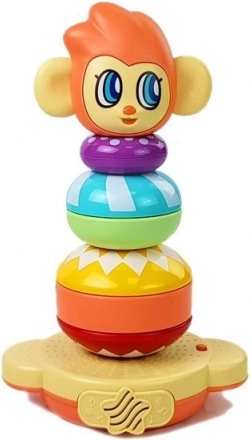 Fröhliches Design mit Äffchen