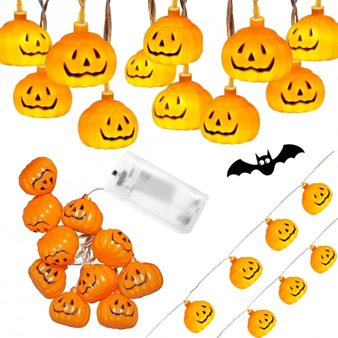 Halloween LED Kürbislichter 200 cm