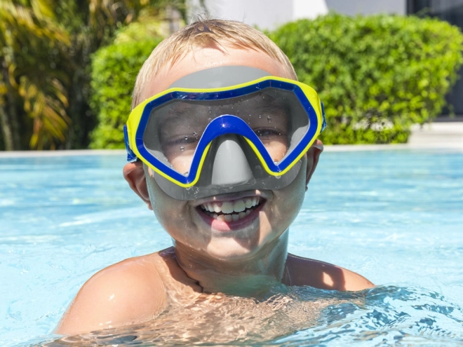 Farbenfrohe Schwimmmaske für Kinder ab 7 Jahren