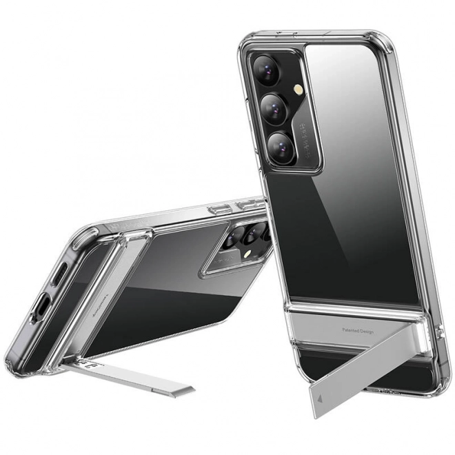 Transparente Schutzhülle mit Ständer für Samsung Galaxy S24+