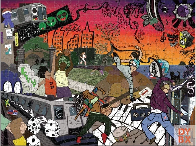 Beidseitiges Puzzle Romare Bearden x DreamYard 500 Teile