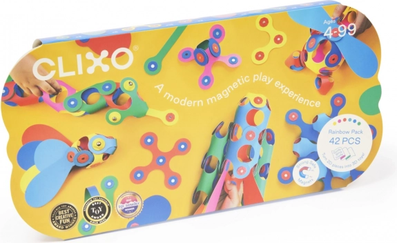 Magnetpuzzle Rainbow Clixo, 42 Teile