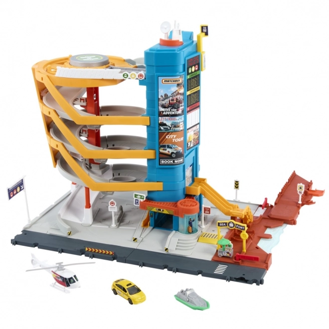 Action Drivers Parkhaus mit Fahrzeugen Set