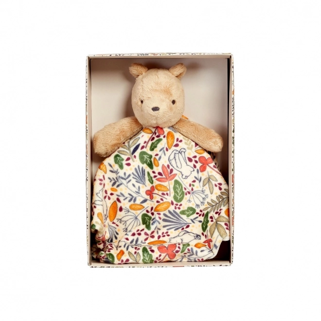 Rainbow Kuscheltuch Winnie Pu mit Musterstoff