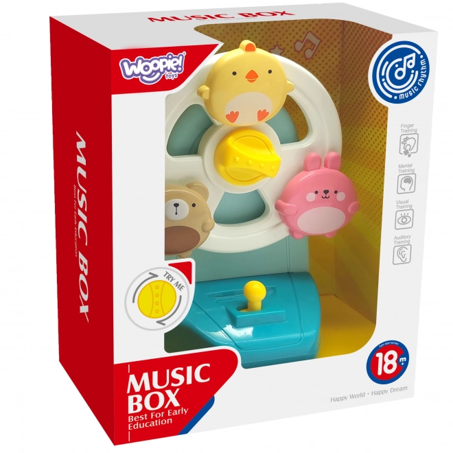 Musikalisches Mobile mit Tieren für Babys