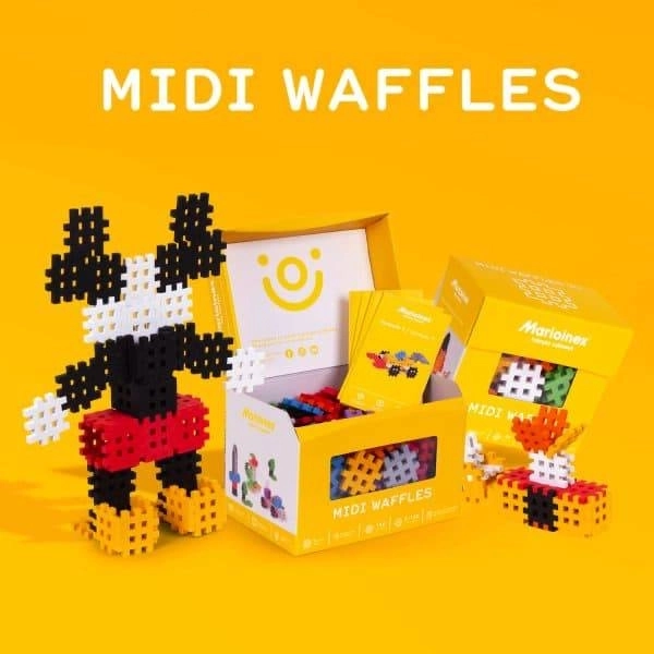 Bausteine Midi Waffle 44 Stück
