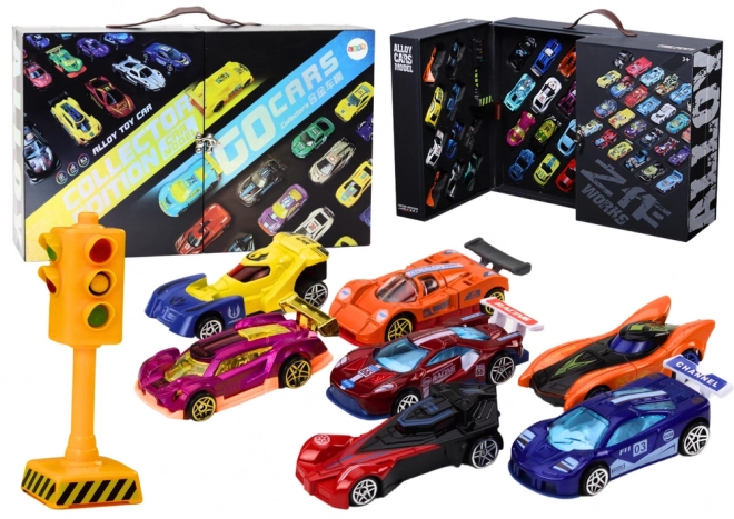 Spielzeugauto-Set im Koffer - 50-teilig