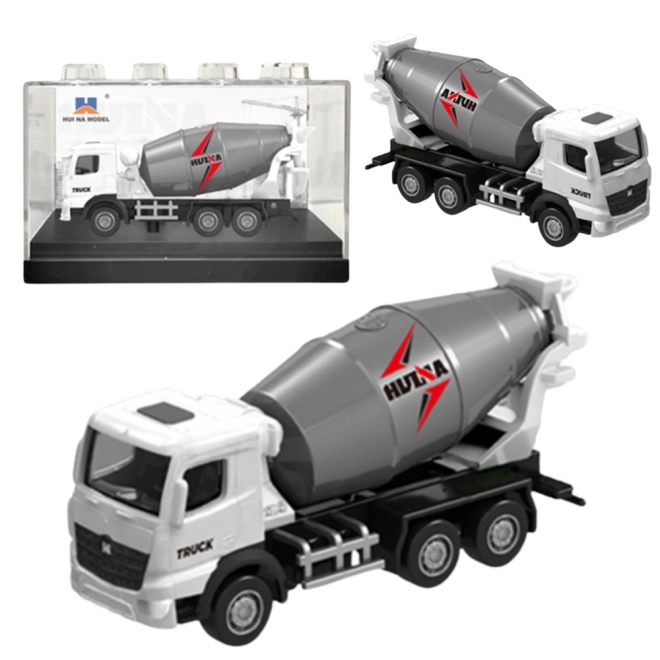 Sammlermodell Betonmischer Huina weiß 1:80