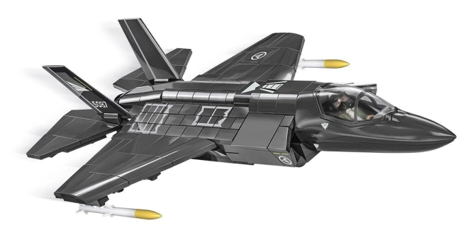 Detailgetreues Modell eines modernen Jagdflugzeugs