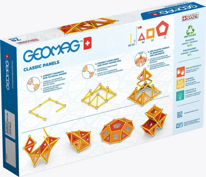 Geomag Magnetische Baukästen Classic Panels 78 Teile