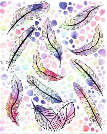 Leuchtende Farben und feine Federdetails
