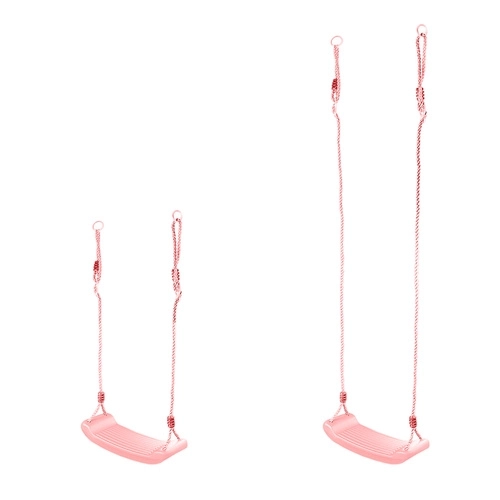 Kinder Schaukel auf Seil rosa