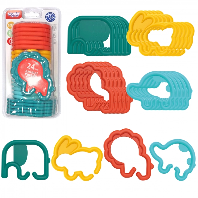 Woopie bunte Tieranhänger Spielzeug für Babys