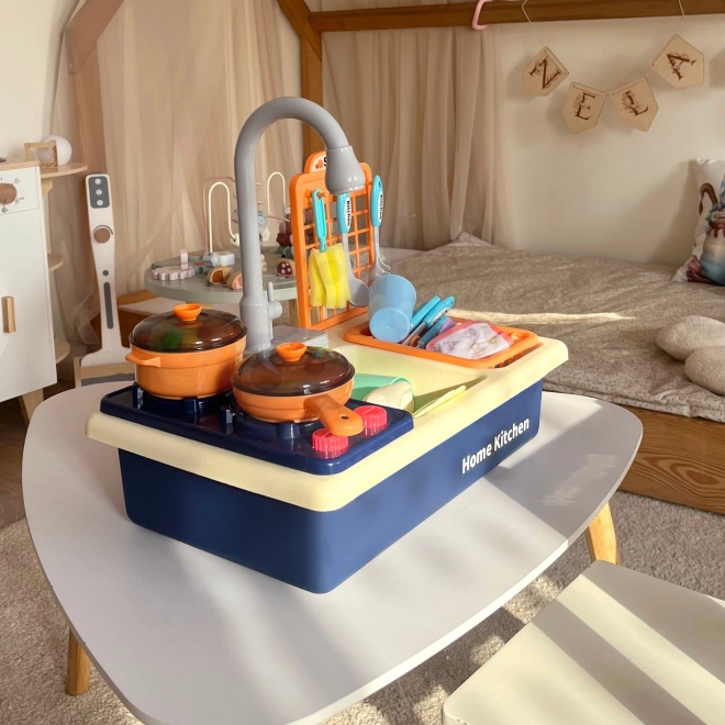 Küchenspüle 2-in-1 Kinderküche von Woopie