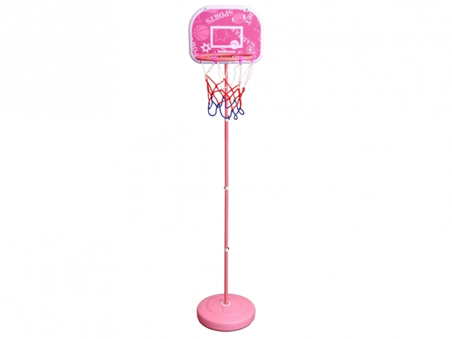 Kinder Basketballkorb 170 cm Pink