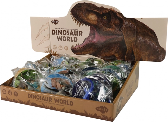 Mix aus kleinen Dinosauriern in einer Kiste