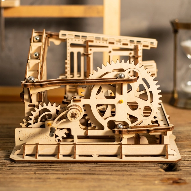 Rokr 3D Holzpuzzle Kugelbahn