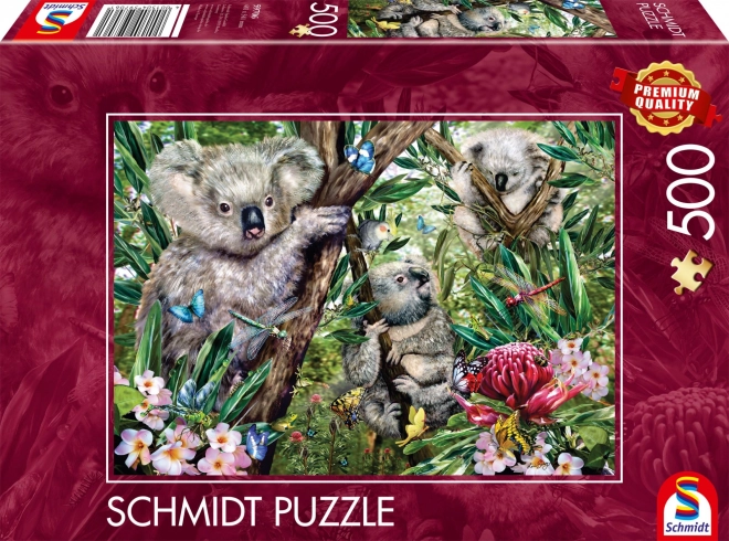 Schmidt Puzzle Koala Familie 500 Teile