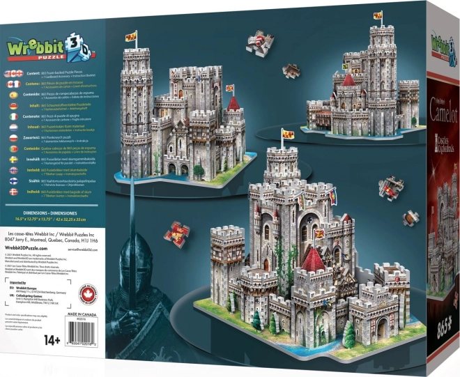 Wrebbit 3D Puzzle Schloss Camelot