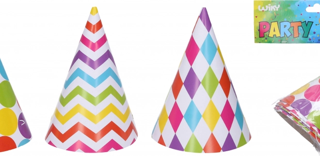 Partyhütchen Mix 15 cm
