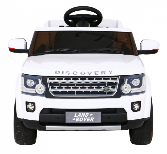 Land Rover Discovery Elektrisches Kinderauto weiß + Fernbedienung + EVA-Räder + langsamer Start + MP3 Radio