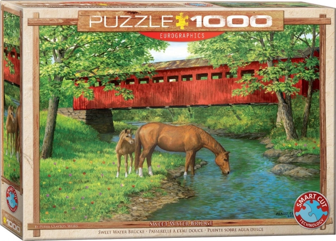 Eurographics Puzzle Brücke von Sweet Water 1000 Teile