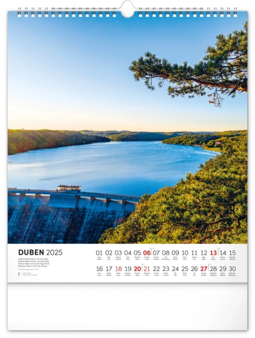 Notique Wandkalender Wasserreich 2025