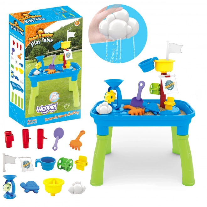 Woopie Spieltisch Wasserspielzeug Piratenschiff