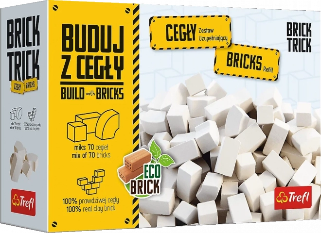 Weiße Burg Ziegel Refill 70 Stk | Brick Trick