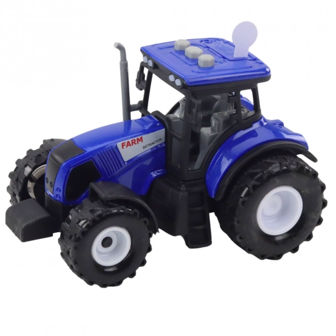 Traktor Landwirt mit Sound- und Lichteffekten blau