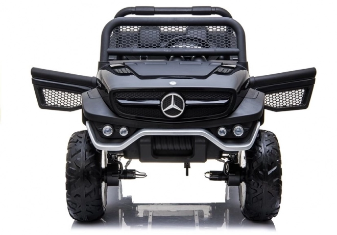 Mercedes Unimog Elektrofahrzeug für Kinder in Schwarz