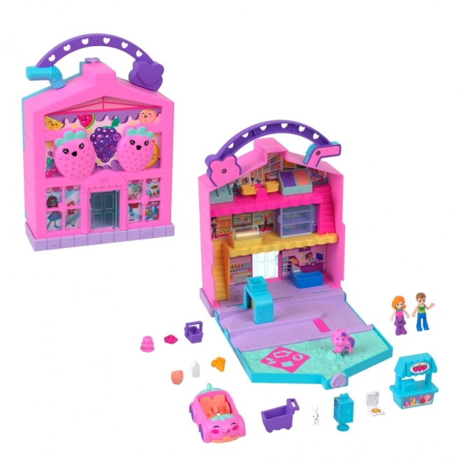 Polly Pocket Pollyville Frischmarkt Spielset