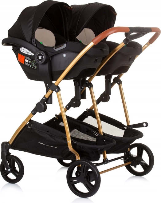 Chipolino Autokindersitz Duo Smart i-Size Obsidian Gold