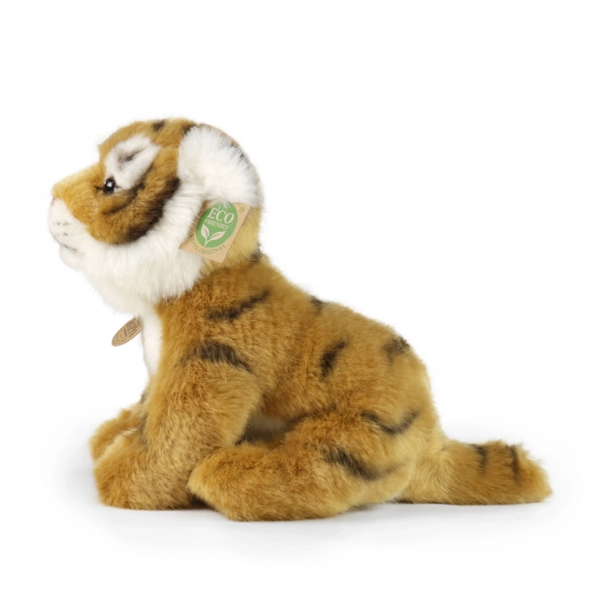 Sitzender Plüsch-Tiger 25 cm umweltfreundlich