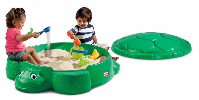 Little Tikes Schildkröten-Sandkasten mit Abdeckung