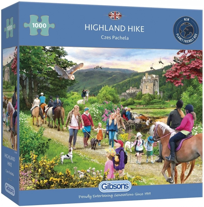 Puzzleset Reise in die Schottischen Highlands 1000 Teile