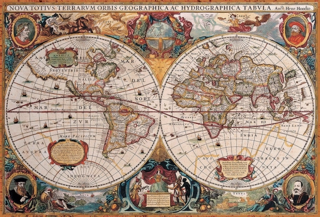 Eurographics Puzzle Antike Weltkarte 2000 Teile