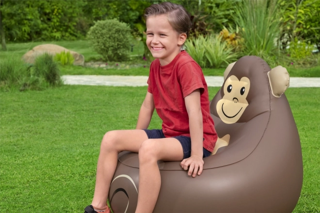 Aufblasbarer Affensessel für Kinder