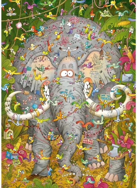 Heye Puzzle Elefantenleben 1000 Teile