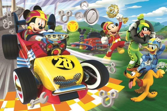 Puzzle Mickey und die Roadster-Rennfahrer 60 Teile