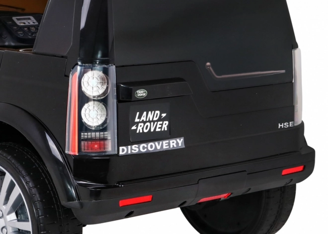 Land Rover Discovery Elektrisches Kinderauto Schwarz + Fernbedienung + EVA Räder + Langsamer Start + Radio MP3